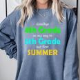 Goodbye 4th Grade On My Way To 5th Grade 2022 Graduation Comfort Colors Sweatshirt Blue Jean