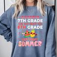 Goodbye 7th Grade Graduation To 8th Grade Hello Summer Comfort Colors Sweatshirt Blue Jean