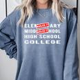 Goodbye 8th Grade Graduate Middle School Graduation Comfort Colors Sweatshirt Blue Jean