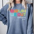 Goodbye Kindergarten Hello 1st Grade Kindergarten Graduation Premium Comfort Colors Sweatshirt Blue Jean