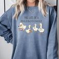 Goose Phlebotomy Technician Graduation Lab Week 2026 Comfort Colors Sweatshirt Blue Jean