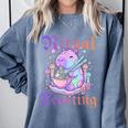 Goth Capybara Ramen Ritual Feasting Soft Introvert Art Comfort Colors Sweatshirt Blue Jean Goth Capybara Ramen Ritual Feasting Soft Introvert Art Comfort Colors Sweatshirt Blue Jean