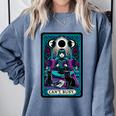 Gothic Girl Tarot Card Introverted Reader And Reading Comfort Colors Sweatshirt Blue Jean Gothic Girl Tarot Card Introverted Reader And Reading Comfort Colors Sweatshirt Blue Jean