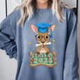 Graduate Kangaroo Class Of 2025 Kids Graduation Comfort Colors Sweatshirt Blue Jean