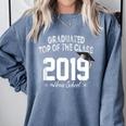 Graduated Top Of The Class 2019 Home School Graduation Shirt Comfort Colors Sweatshirt Blue Jean