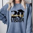 Graduation 2020 A Class With Vision Comfort Colors Sweatshirt Blue Jean