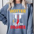 Graduation 2024 Hotter By One Degree Shirt Class Of 24 Comfort Colors Sweatshirt Blue Jean