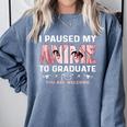 Graduation 5th 6th 8th Grade Class 2023 Anime Graduate Girls Comfort Colors Sweatshirt Blue Jean