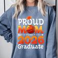 Graduation Basketball Retro Proud Mom Of A 2026 Graduate Comfort Colors Sweatshirt Blue Jean