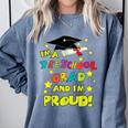 Graduation Class 2018 Cap Gown Shirt Preschool Grad Proud Comfort Colors Sweatshirt Blue Jean