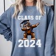 Graduation Class Of 2024 Bigfoot Graduated Seniors 2024 Comfort Colors Sweatshirt Blue Jean