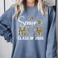 Graduation Class Of 2026 Senior Mom 2026 Comfort Colors Sweatshirt Blue Jean