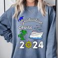 Graduation Cruise 2024 Ship Boat Vacation Summer Vacation Men Women Kids Comfort Colors Sweatshirt Blue Jean