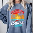 Graduation Cruise Squad 2025 Cruising Graduation Trip Comfort Colors Sweatshirt Blue Jean