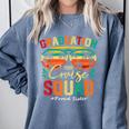 Graduation Cruise Squad 2025 Proud Sister Cruising Comfort Colors Sweatshirt Blue Jean