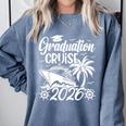 Graduation Cruise Trip 2026 Vacation Graduate Cruising Comfort Colors Sweatshirt Blue Jean