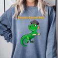 Graduation Dinosaur Smarty Saurus Rex Diploma Dinosaur Comfort Colors Sweatshirt Blue Jean