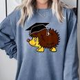Graduation Hedgehog 2017 Graduate Graduation T-Shirt Comfort Colors Sweatshirt Blue Jean