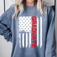 Graduation High School College Flag Graduate T Shirt 2018 Comfort Colors Sweatshirt Blue Jean