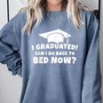 Graduation Motivation Joke University High School Student Comfort Colors Sweatshirt Blue Jean