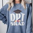 Graduation Physical Therapist Doctor Of PT DPT Comfort Colors Sweatshirt Blue Jean