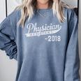 Graduation For Physician Assistant Comfort Colors Sweatshirt Blue Jean