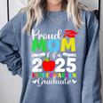 Graduation Proud Mom Of 2025 Kindergarten Graduate Comfort Colors Sweatshirt Blue Jean