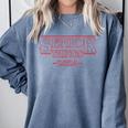 Graduation Senior Things 2024 Graduate Back To School Comfort Colors Sweatshirt Blue Jean