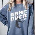 Graduation Shirt Senior Gamer T-Shirt 2019 Grad Gift Comfort Colors Sweatshirt Blue Jean