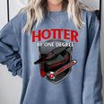 Graduation T Shirt Hotter By One Degree Comfort Colors Sweatshirt Blue Jean