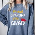 Grandpa Of Graduate Shirt Proud Grandfather Graduation Tee Comfort Colors Sweatshirt Blue Jean