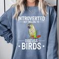 Green Cheek Conure Introvert Parrot Bird Conure Comfort Colors Sweatshirt Blue Jean Green Cheek Conure Introvert Parrot Bird Conure Comfort Colors Sweatshirt Blue Jean