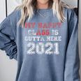 My Happy Class Is Outta Here 2021 Shirt Graduation Comfort Colors Sweatshirt Blue Jean
