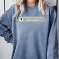 High School Or College Graduation Achievement Unlocked Comfort Colors Sweatshirt Blue Jean