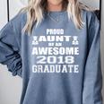 High School Graduation T Shirt College Graduation Aunt Comfort Colors Sweatshirt Blue Jean