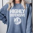 Highly Defensive Armadillo Shield Introvert Boundaries Comfort Colors Sweatshirt Blue Jean Highly Defensive Armadillo Shield Introvert Boundaries Comfort Colors Sweatshirt Blue Jean