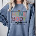 Homebody Stay At Home Introvert Home Body Cute Women Comfort Colors Sweatshirt Blue Jean Homebody Stay At Home Introvert Home Body Cute Women Comfort Colors Sweatshirt Blue Jean
