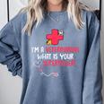 I'm A Veterinarian Vet Student Graduation Comfort Colors Sweatshirt Blue Jean