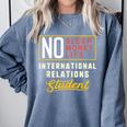 International Relations Major Student Shirt Graduation Comfort Colors Sweatshirt Blue Jean