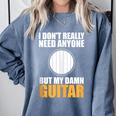 Introvert Guitarist Only Need Guitar Enjoy Acoustic Music Comfort Colors Sweatshirt Blue Jean Introvert Guitarist Only Need Guitar Enjoy Acoustic Music Comfort Colors Sweatshirt Blue Jean