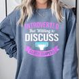 Introvert Hippie Mom Cloth Diapers Crunchy Mama Comfort Colors Sweatshirt Blue Jean Introvert Hippie Mom Cloth Diapers Crunchy Mama Comfort Colors Sweatshirt Blue Jean