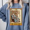 Introvert Homebody Awkward Skeleton The Homebody Tarot Card Comfort Colors Sweatshirt Blue Jean Introvert Homebody Awkward Skeleton The Homebody Tarot Card Comfort Colors Sweatshirt Blue Jean