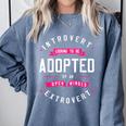 Introvert Looking To Be Adopted Introvert Humor Comfort Colors Sweatshirt Blue Jean Introvert Looking To Be Adopted Introvert Humor Comfort Colors Sweatshirt Blue Jean