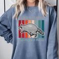 Introvert Raccoon Animal Lover Trash Panda Antisocial Retro Comfort Colors Sweatshirt Blue Jean Introvert Raccoon Animal Lover Trash Panda Antisocial Retro Comfort Colors Sweatshirt Blue Jean