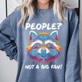 Introvert Raccoon Sarcasm Anti Social Comfort Colors Sweatshirt Blue Jean Introvert Raccoon Sarcasm Anti Social Comfort Colors Sweatshirt Blue Jean