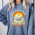 Introvert Relaxation Me Myself And Silence Mountain Vacation Comfort Colors Sweatshirt Blue Jean Introvert Relaxation Me Myself And Silence Mountain Vacation Comfort Colors Sweatshirt Blue Jean