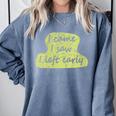 Introvert Shy Person Joke Anti-Social Quote Comfort Colors Sweatshirt Blue Jean Introvert Shy Person Joke Anti-Social Quote Comfort Colors Sweatshirt Blue Jean