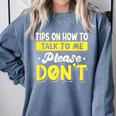Introvert Tips On How To Talk To Me Please Don't Antisocial Comfort Colors Sweatshirt Blue Jean Introvert Tips On How To Talk To Me Please Don't Antisocial Comfort Colors Sweatshirt Blue Jean