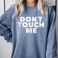 Introverted Antisocial Introspective Loner For Introvert Comfort Colors Sweatshirt Blue Jean