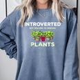 Introverted Comfort Colors Sweatshirt Blue Jean